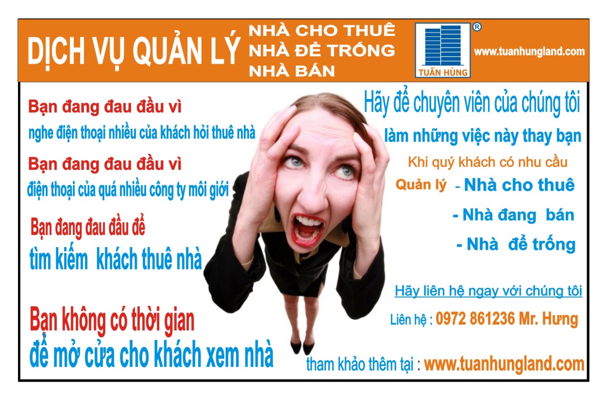 Dịch vụ quản lý nhà cho thuê Công ty Bất Động Sản Tuấn Hùng